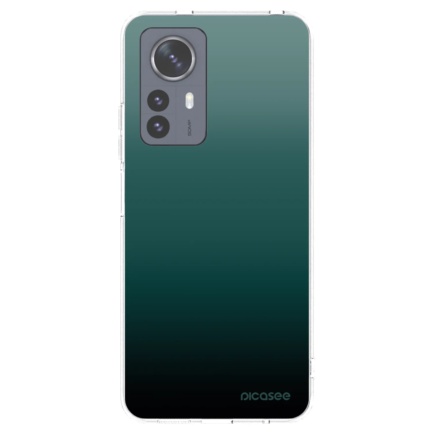 Picasee silikonska prozirna maskica za Xiaomi 12 Pro - Verdant Fade