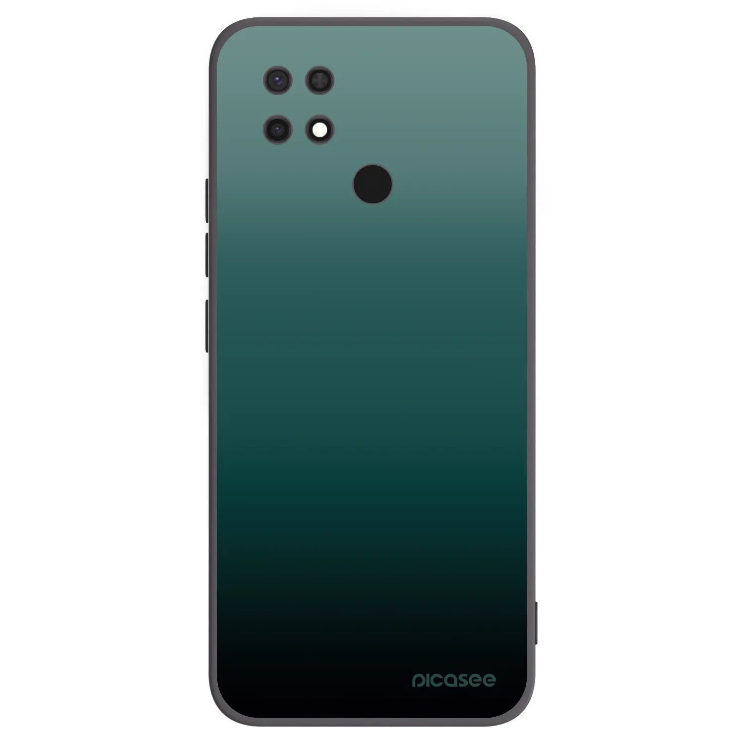 Picasee crna silikonska maskica za Xiaomi Redmi 10C - Verdant Fade