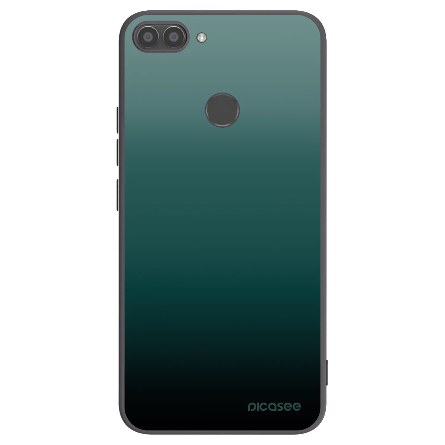Picasee crna silikonska maskica za Huawei P Smart - Verdant Fade