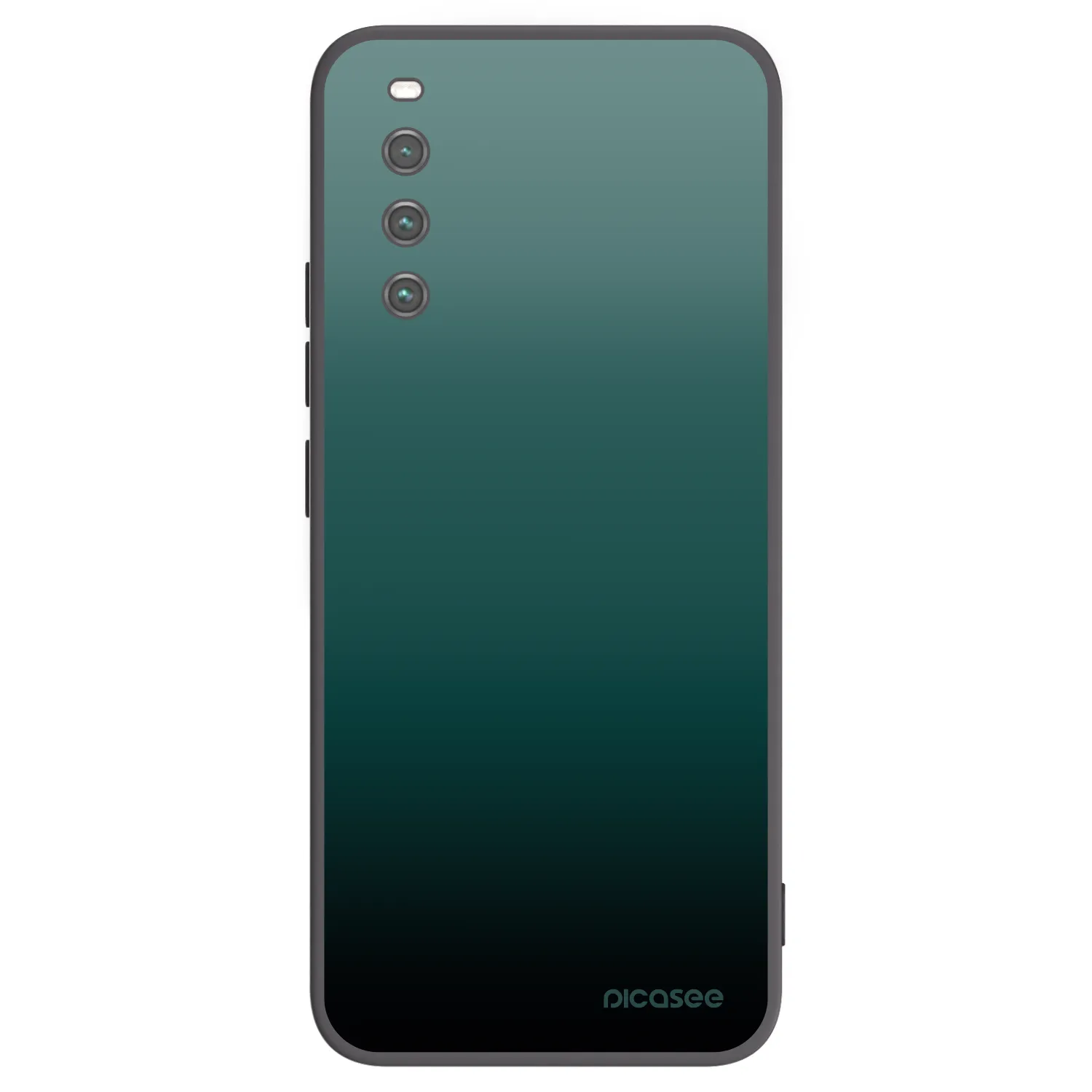 Picasee crna silikonska maskica za Sony Xperia 10 IV 5G - Verdant Fade