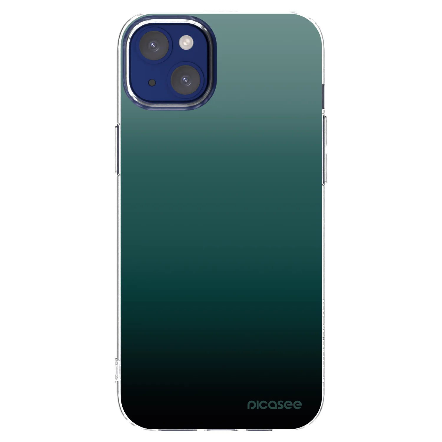 Picasee silikonska prozirna maskica za Apple iPhone 14 Plus - Verdant Fade