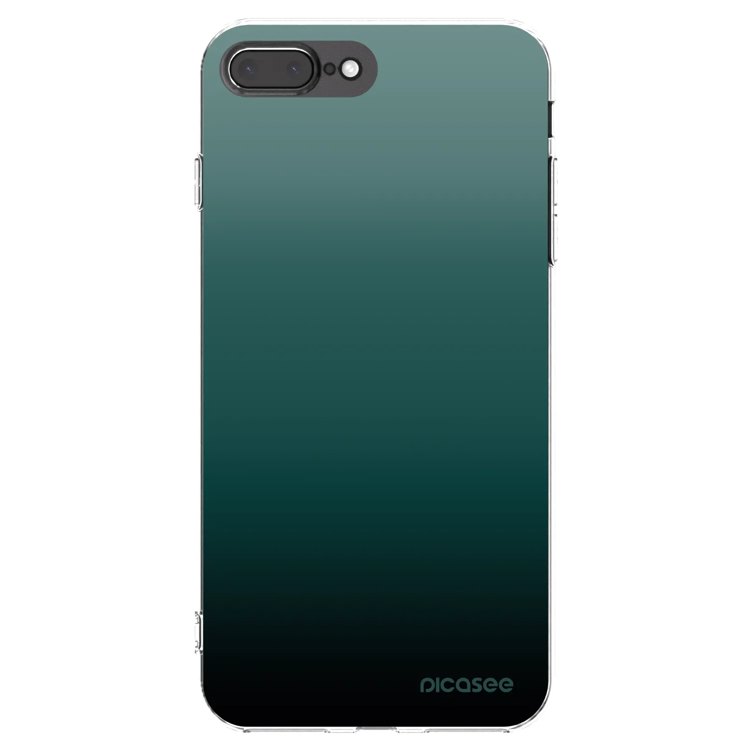 Picasee silikonska prozirna maskica za Apple iPhone 8 Plus - Verdant Fade