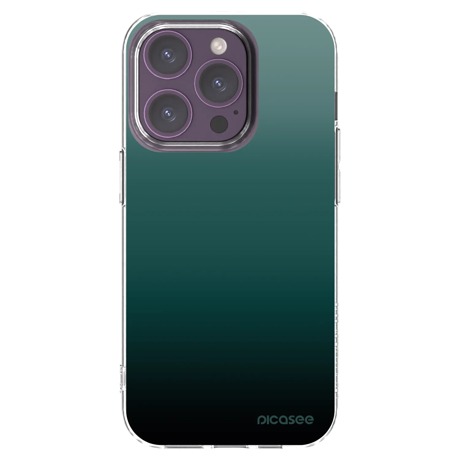 Picasee silikonska prozirna maskica za Apple iPhone 14 Pro - Verdant Fade