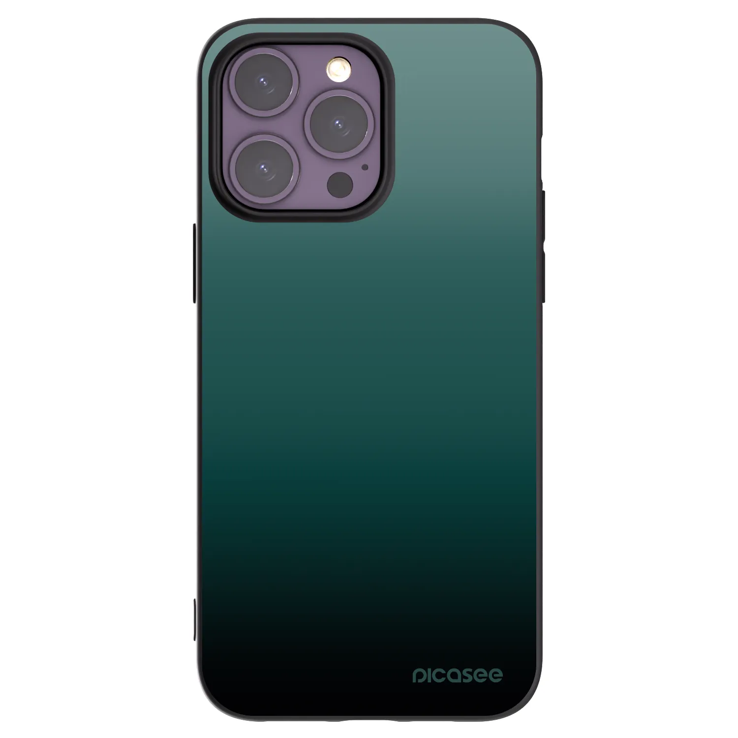 Picasee crna silikonska maskica za Apple iPhone 14 Pro Max - Verdant Fade