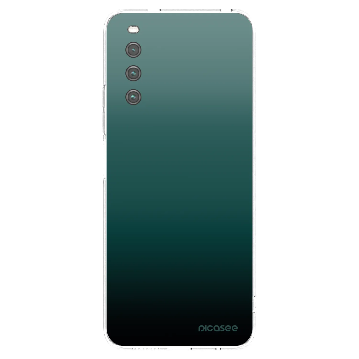 Picasee silikonska prozirna maskica za Sony Xperia 10 IV 5G - Verdant Fade