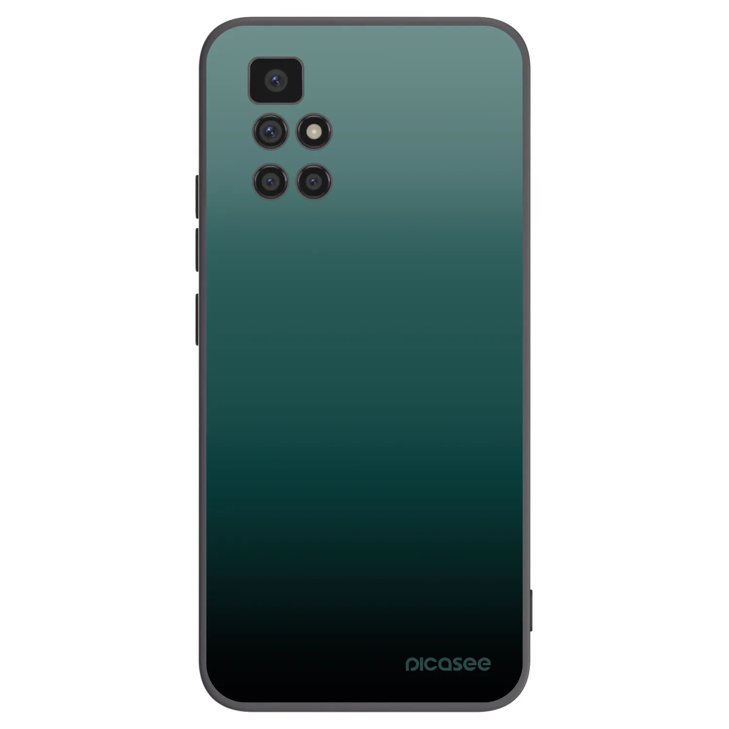Picasee crna silikonska maskica za Xiaomi Redmi 10 (2022) - Verdant Fade