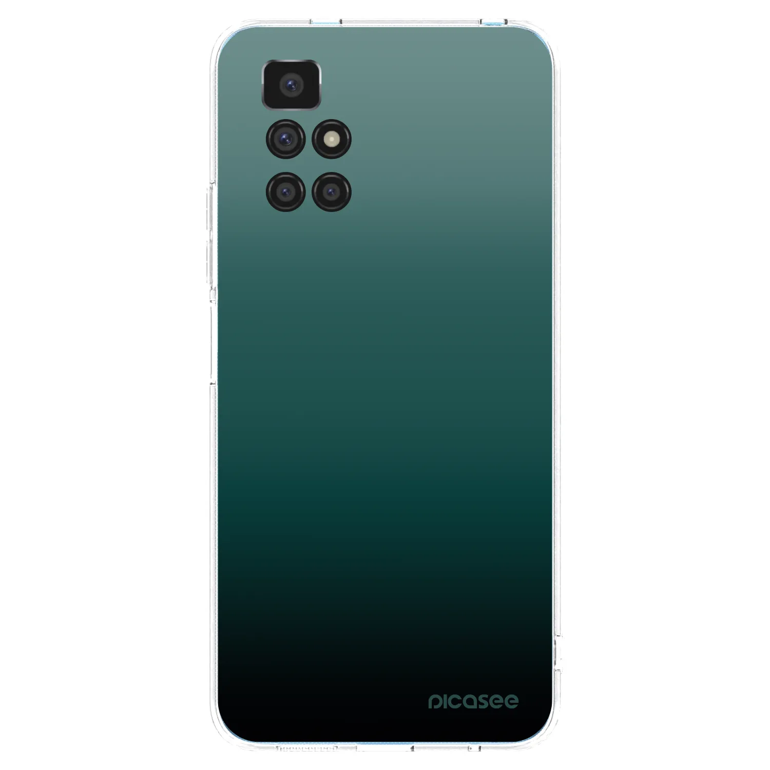 Picasee silikonska prozirna maskica za Xiaomi Redmi 10 (2022) - Verdant Fade