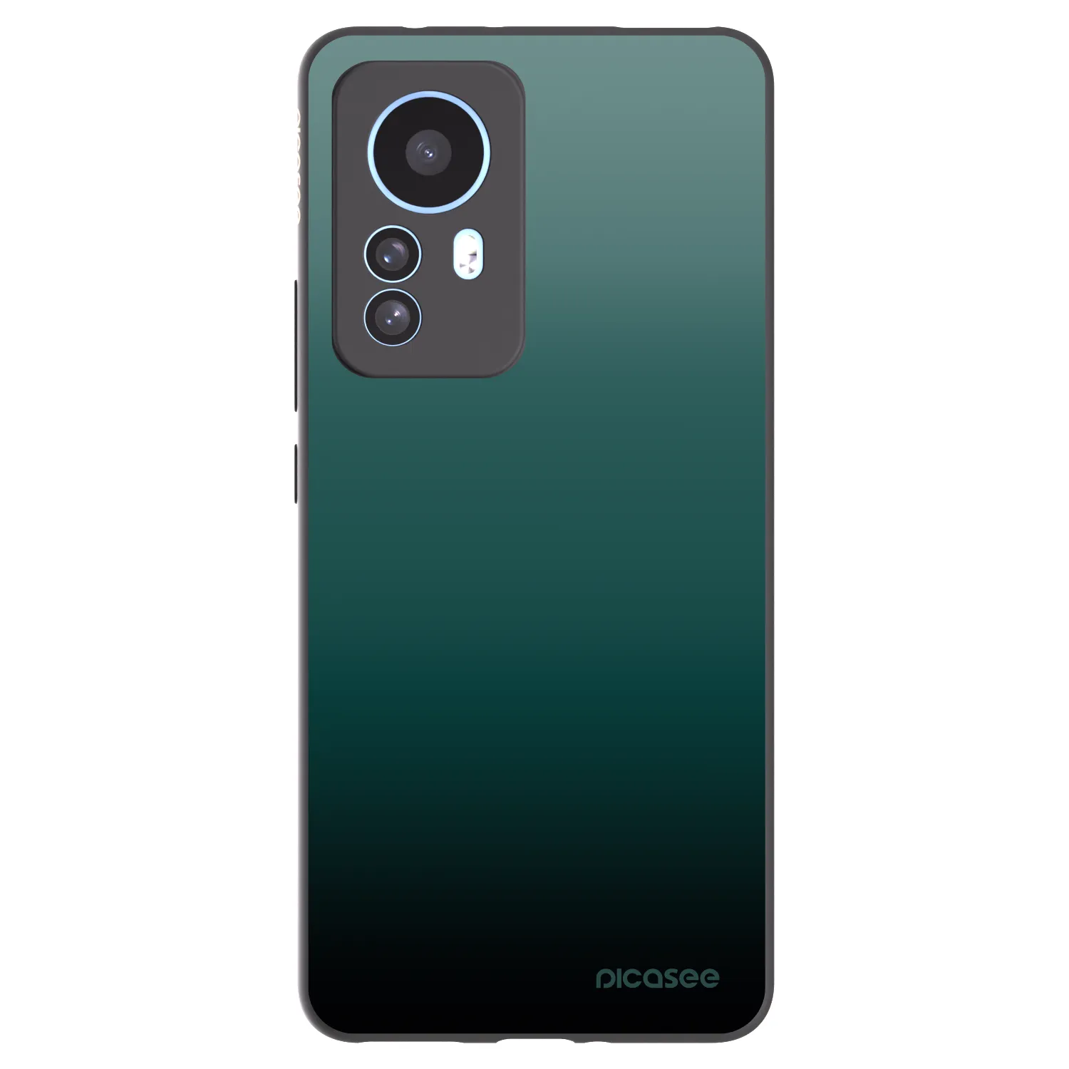 Picasee crna silikonska maskica za Xiaomi 12T - Verdant Fade