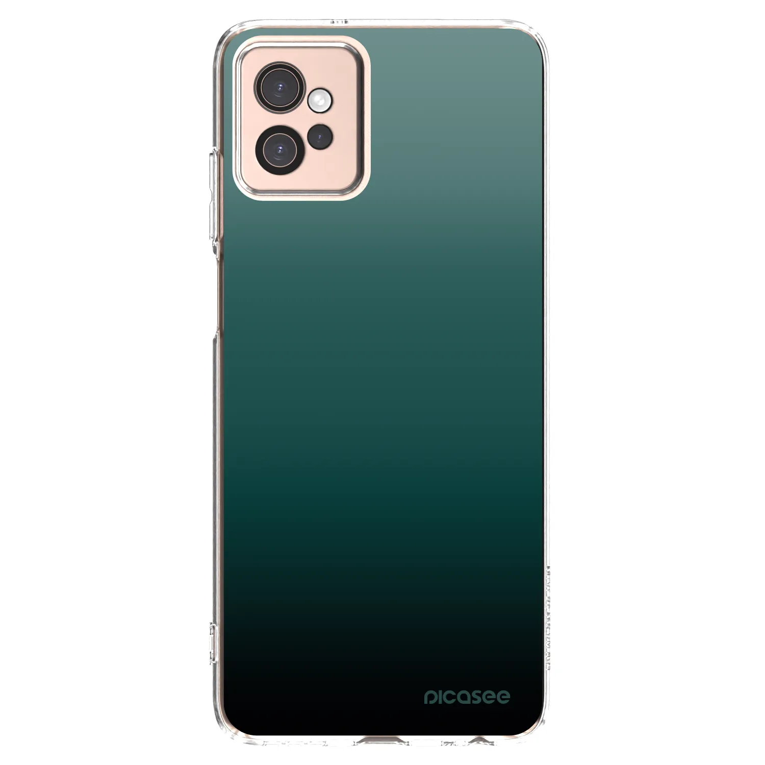 Picasee silikonska prozirna maskica za Motorola Moto G32 - Verdant Fade