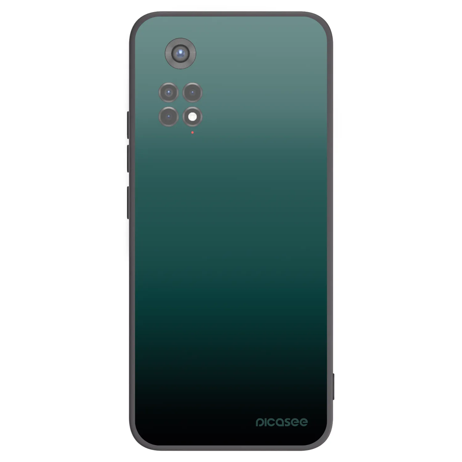 Picasee crna silikonska maskica za Xiaomi Redmi Note 11S 5G - Verdant Fade