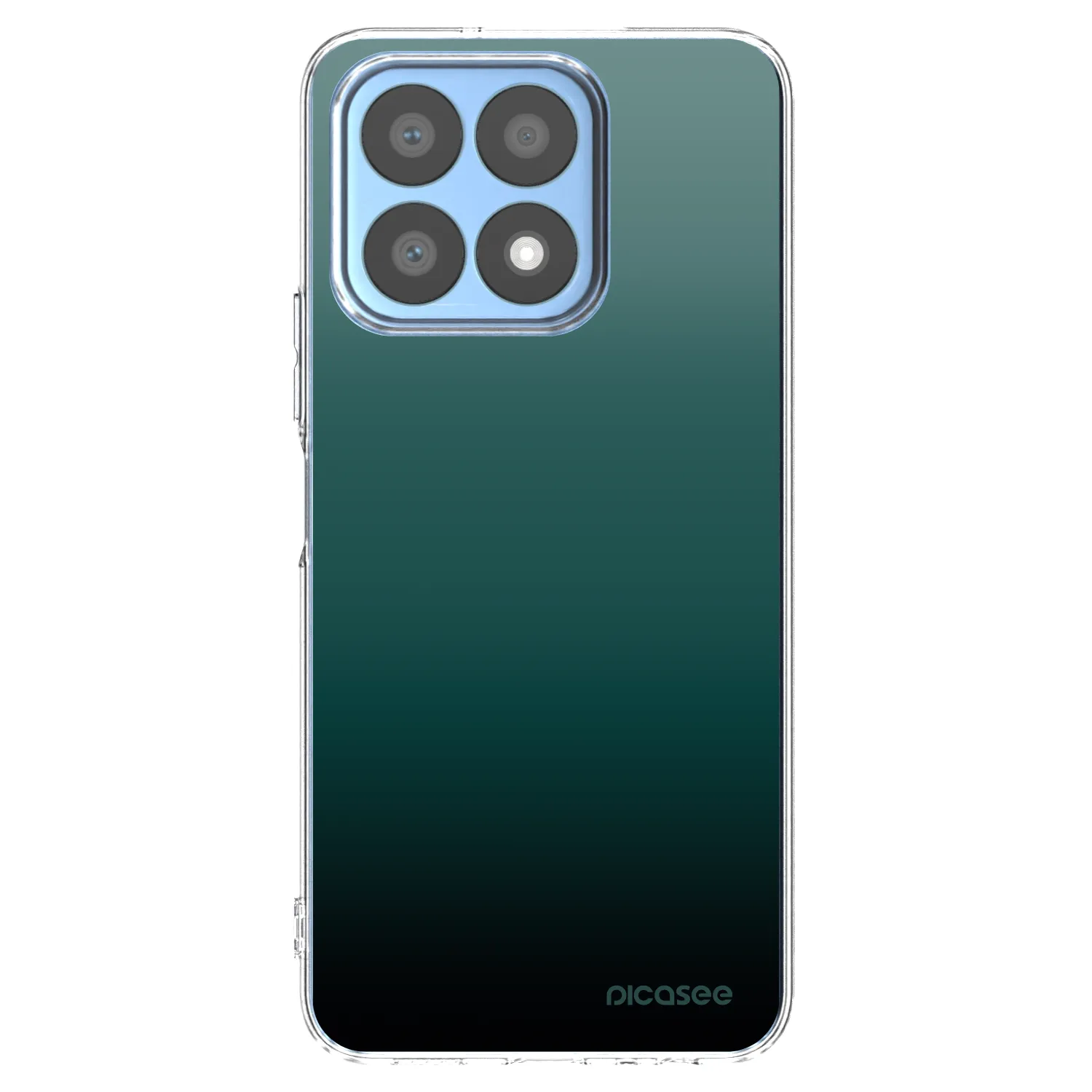 Picasee silikonska prozirna maskica za Honor X8a - Verdant Fade