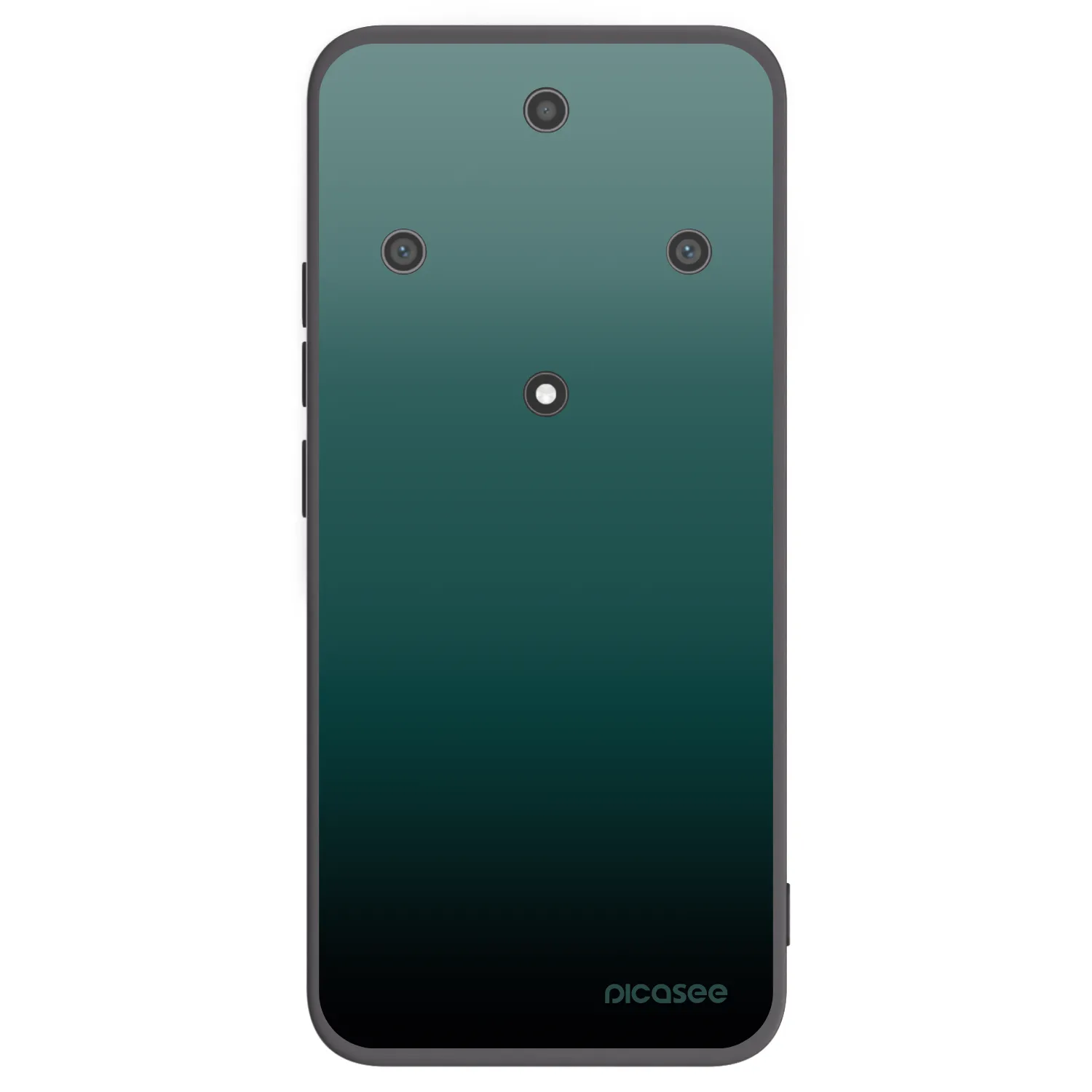 Picasee crna silikonska maskica za Honor Magic5 Lite 5G - Verdant Fade