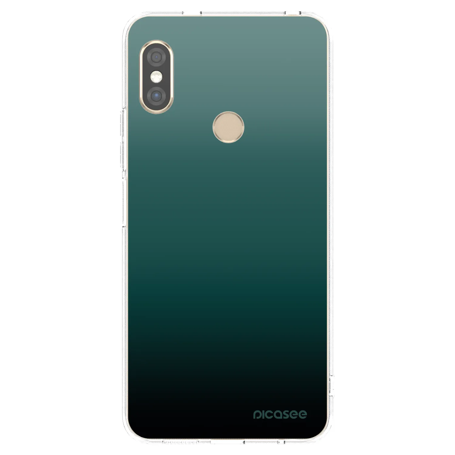 Picasee silikonska prozirna maskica za Xiaomi Redmi Note 5 Global - Verdant Fade