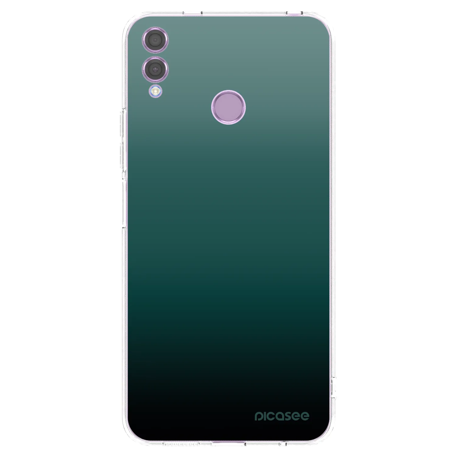 Picasee silikonska prozirna maskica za Honor 8X - Verdant Fade