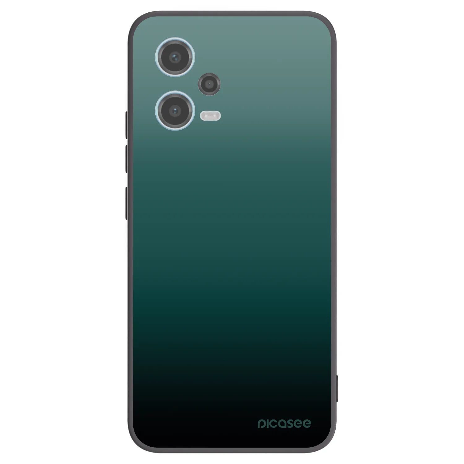 Picasee crna silikonska maskica za Xiaomi Redmi Note 12 5G - Verdant Fade