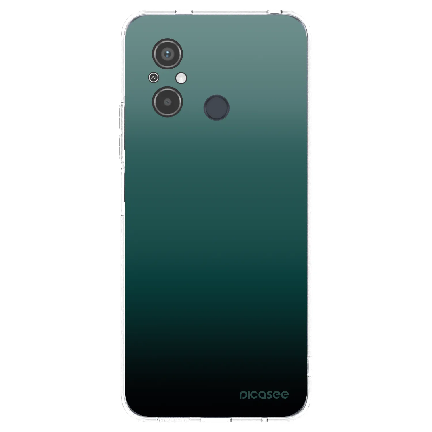 Picasee silikonska prozirna maskica za Xiaomi Redmi 12C - Verdant Fade