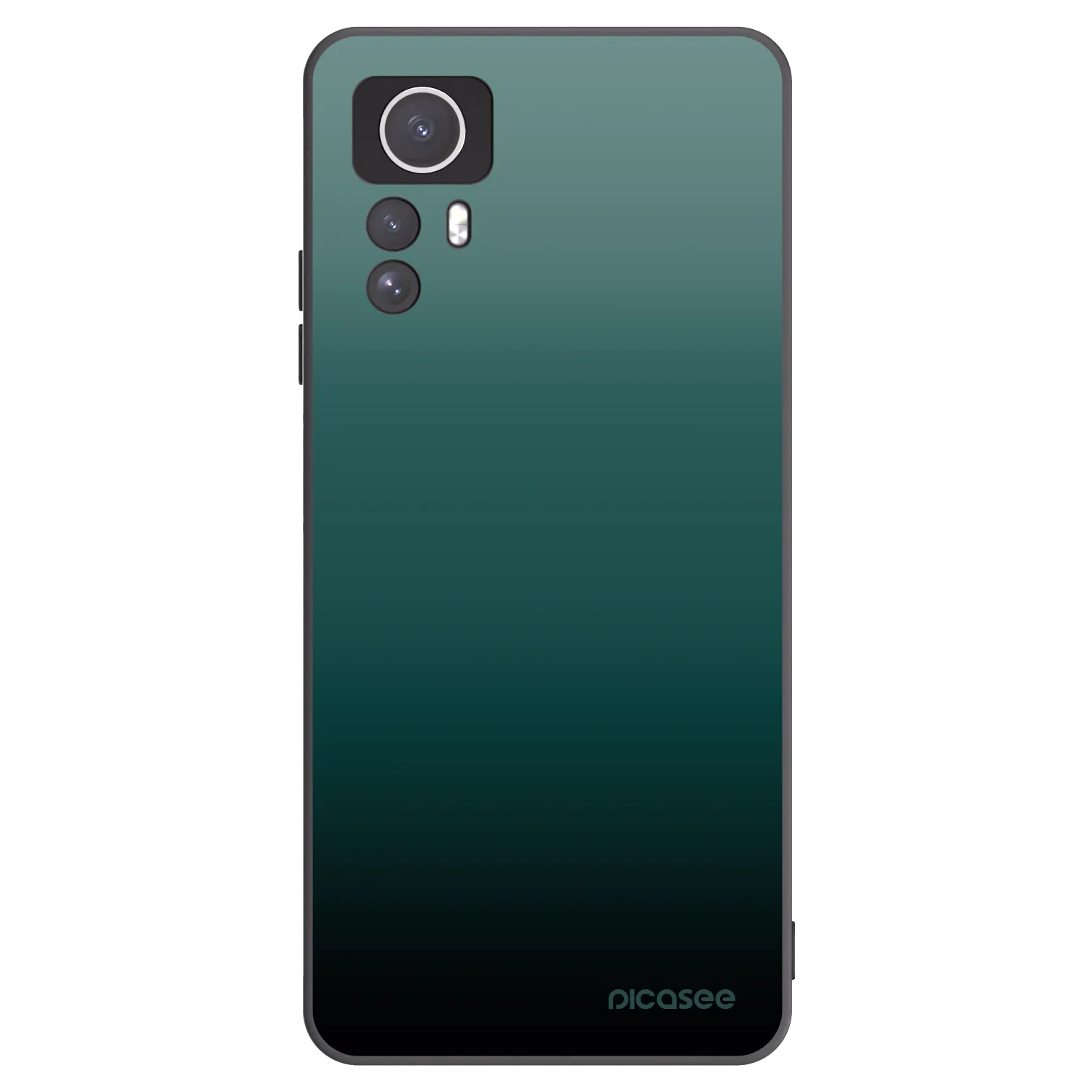 Picasee crna silikonska maskica za Xiaomi Redmi Note 12S - Verdant Fade
