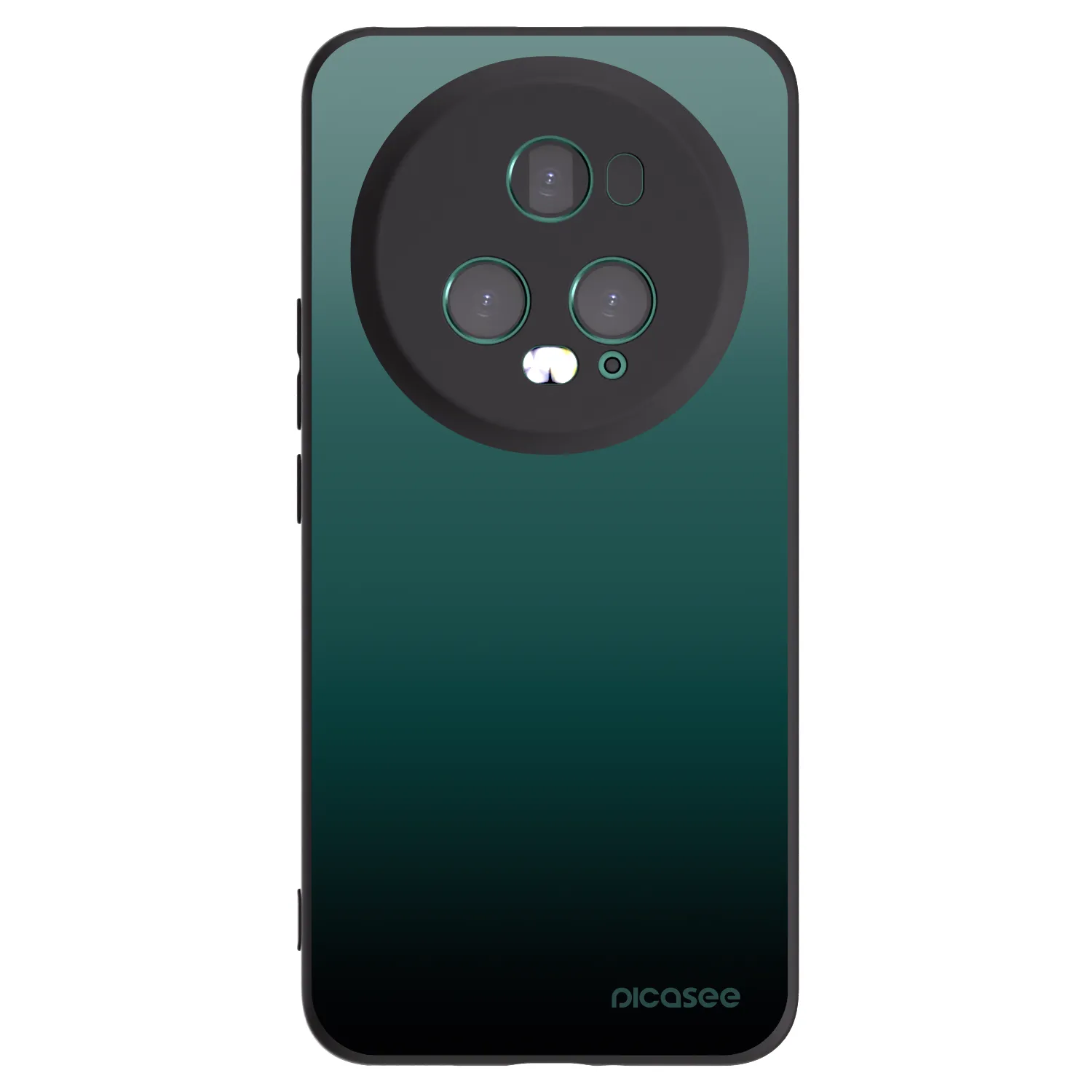 Picasee crna silikonska maskica za Honor Magic5 Pro - Verdant Fade