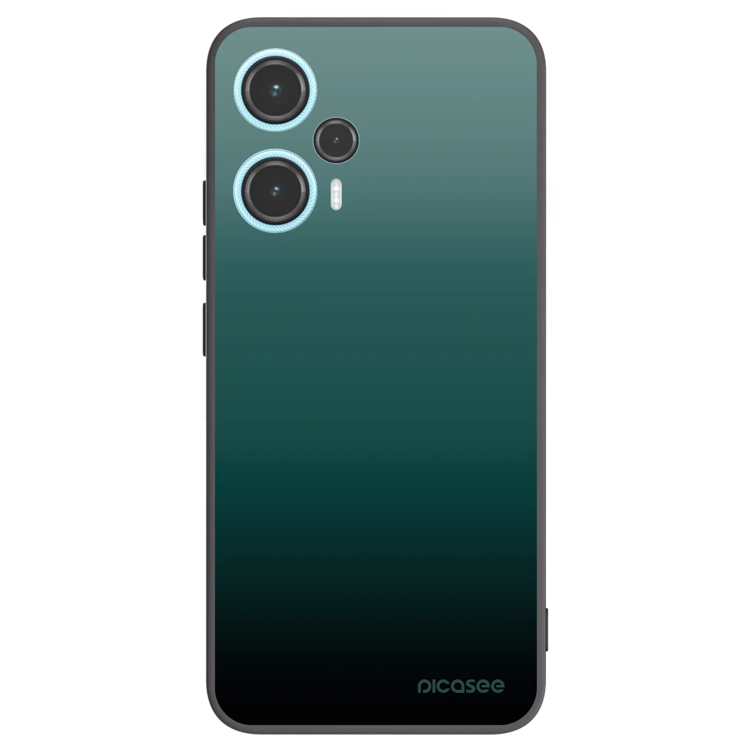 Picasee crna silikonska maskica za Xiaomi Poco F5 - Verdant Fade