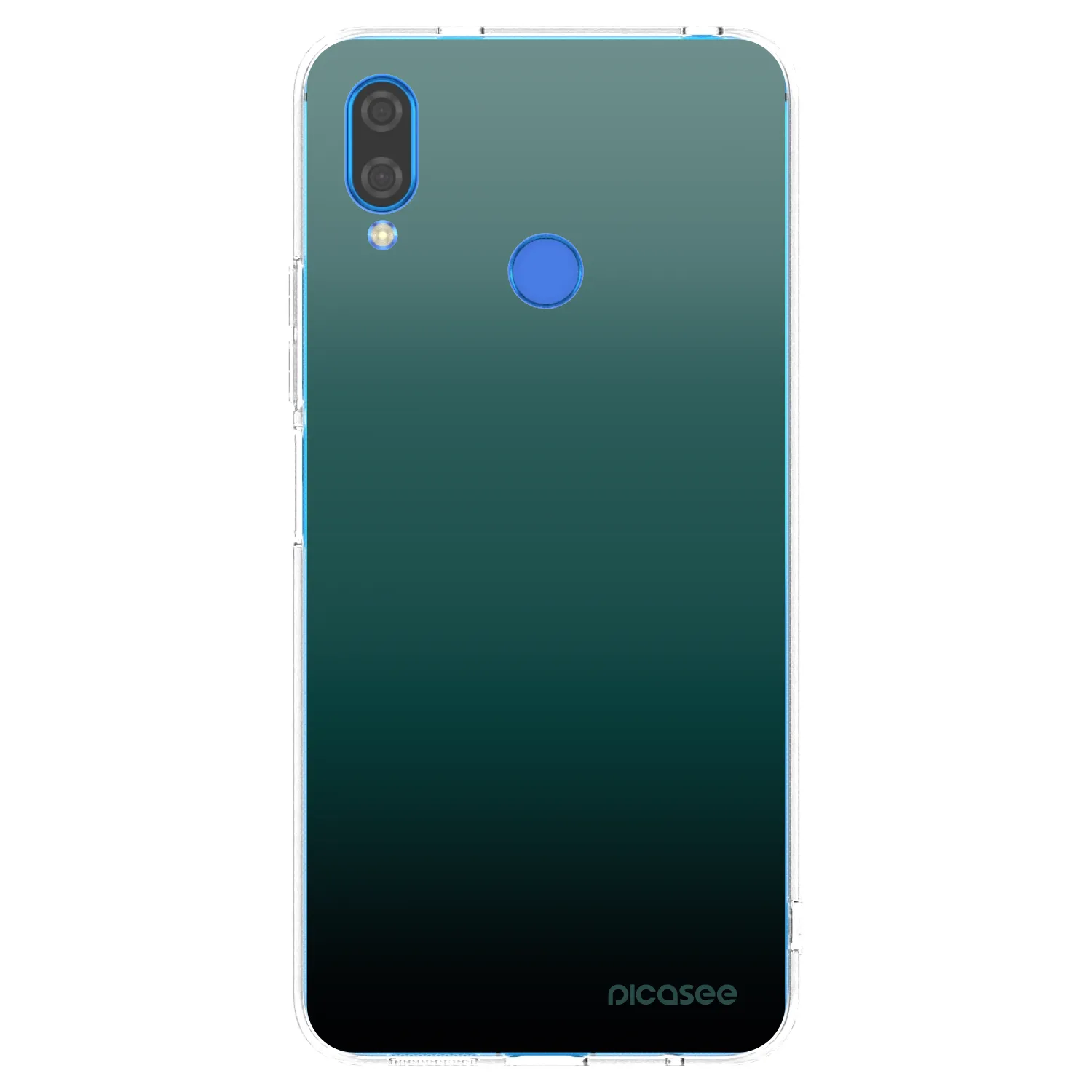 Picasee silikonska prozirna maskica za Huawei Nova 3 - Verdant Fade