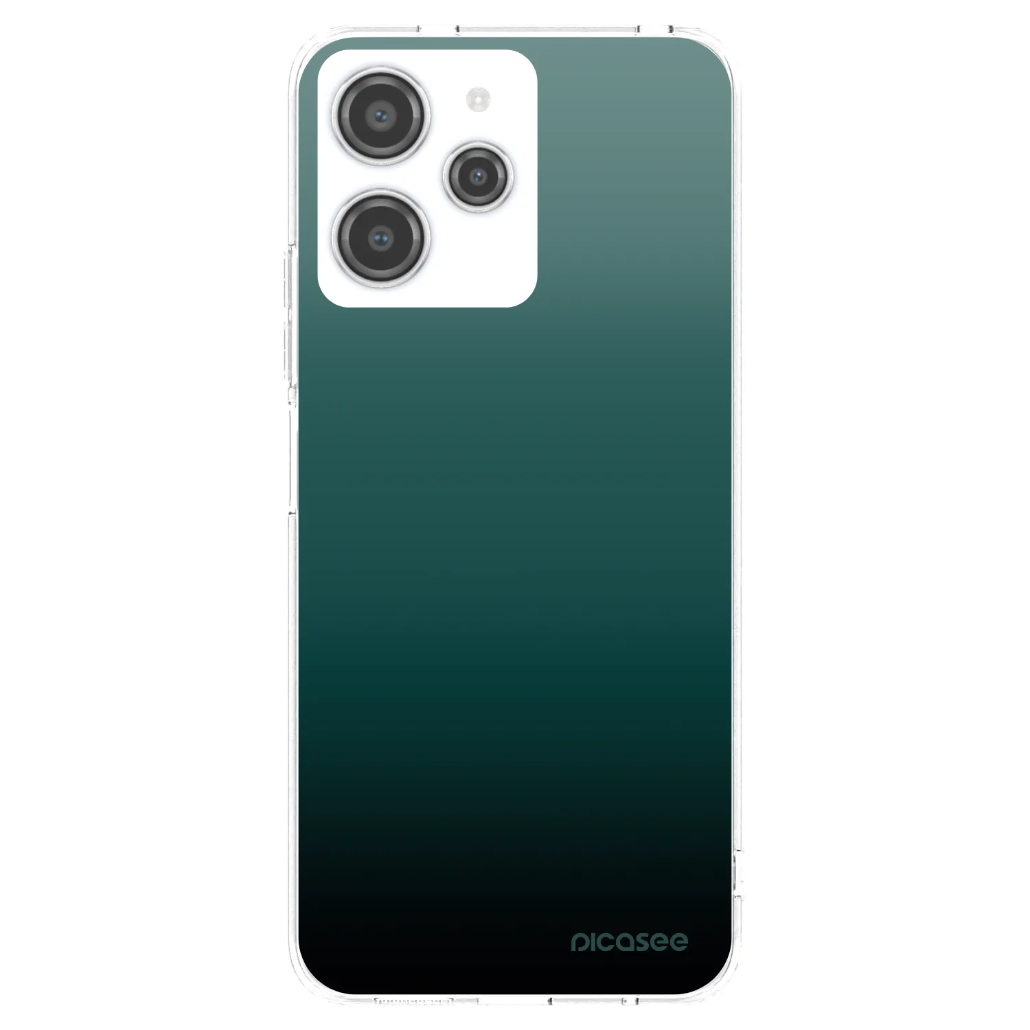 Picasee silikonska prozirna maskica za Xiaomi Redmi 12 4G - Verdant Fade