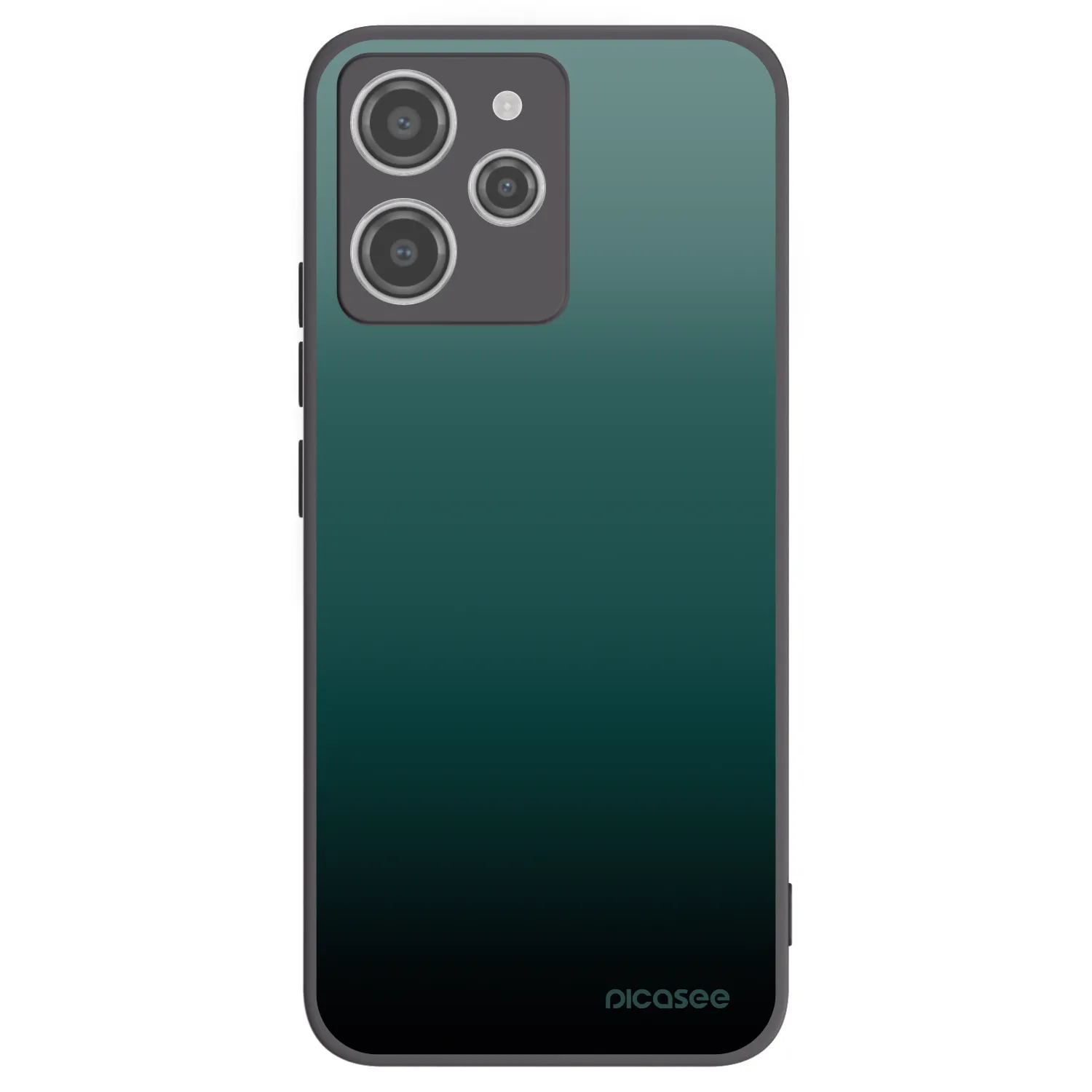 Picasee crna silikonska maskica za Xiaomi Redmi 12 4G - Verdant Fade