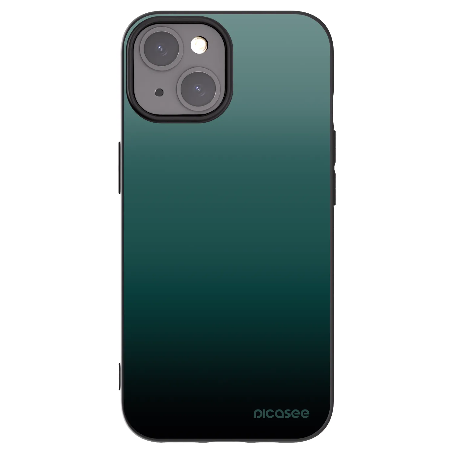 Picasee crna silikonska maskica za Apple iPhone 15 - Verdant Fade