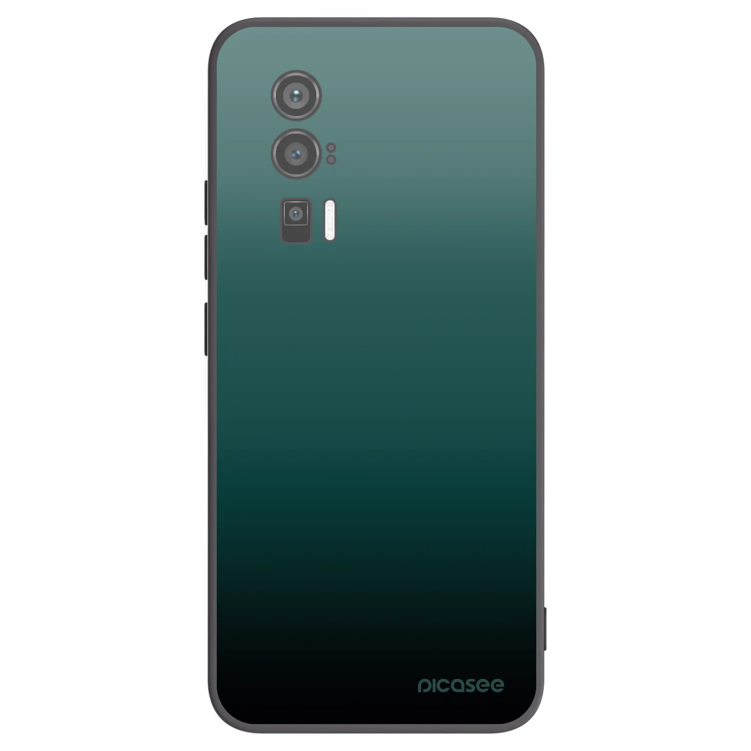 Picasee crna silikonska maskica za Xiaomi Poco F5 Pro 5G - Verdant Fade