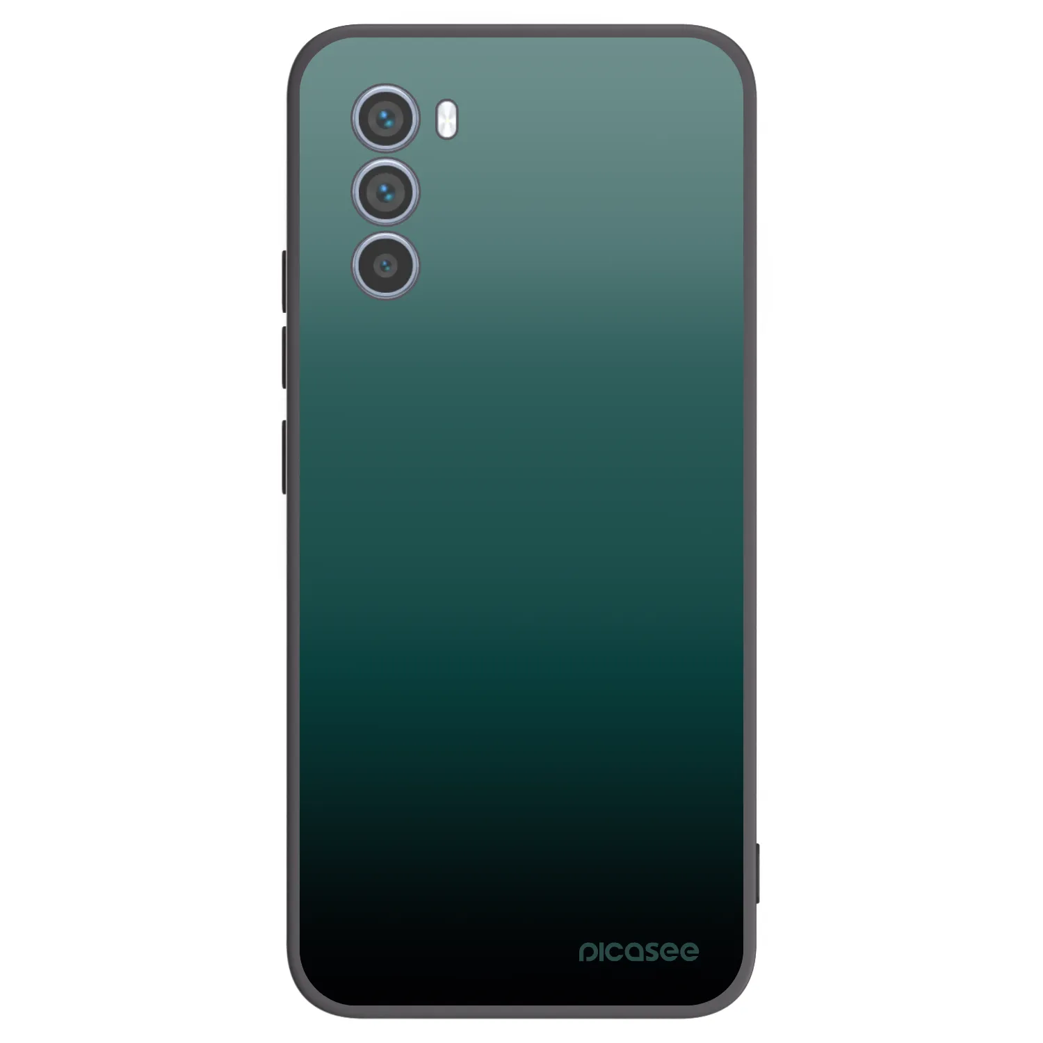 Picasee crna silikonska maskica za Motorola Moto G62 - Verdant Fade