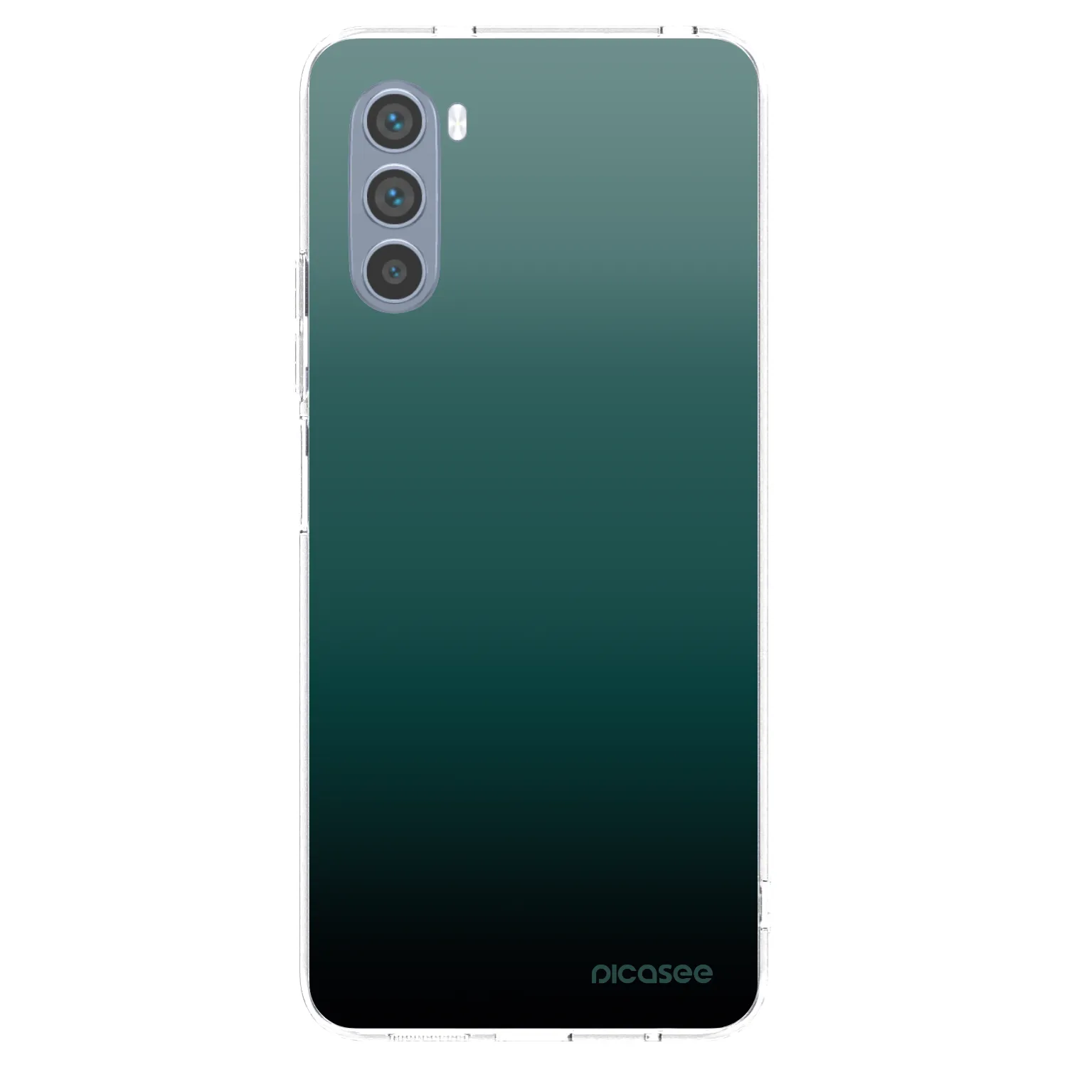 Picasee silikonska prozirna maskica za Motorola Moto G62 - Verdant Fade