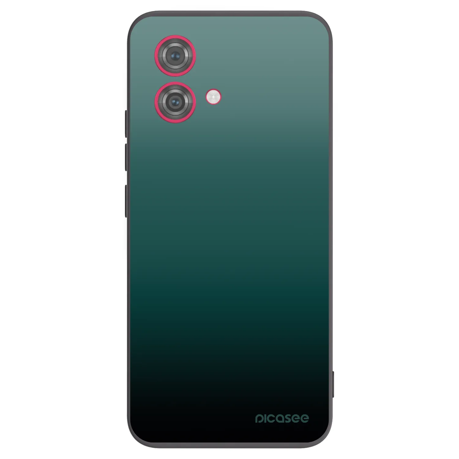 Picasee crna silikonska maskica za Motorola Moto G84 5G - Verdant Fade