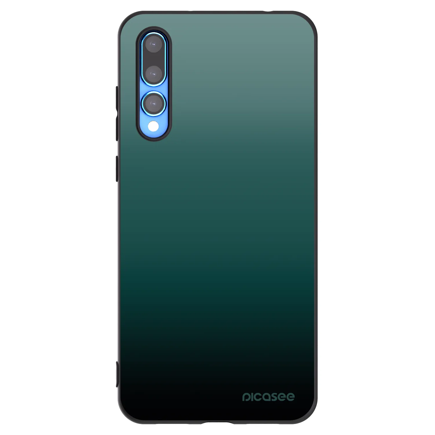 Picasee crna silikonska maskica za Huawei P20 Pro - Verdant Fade