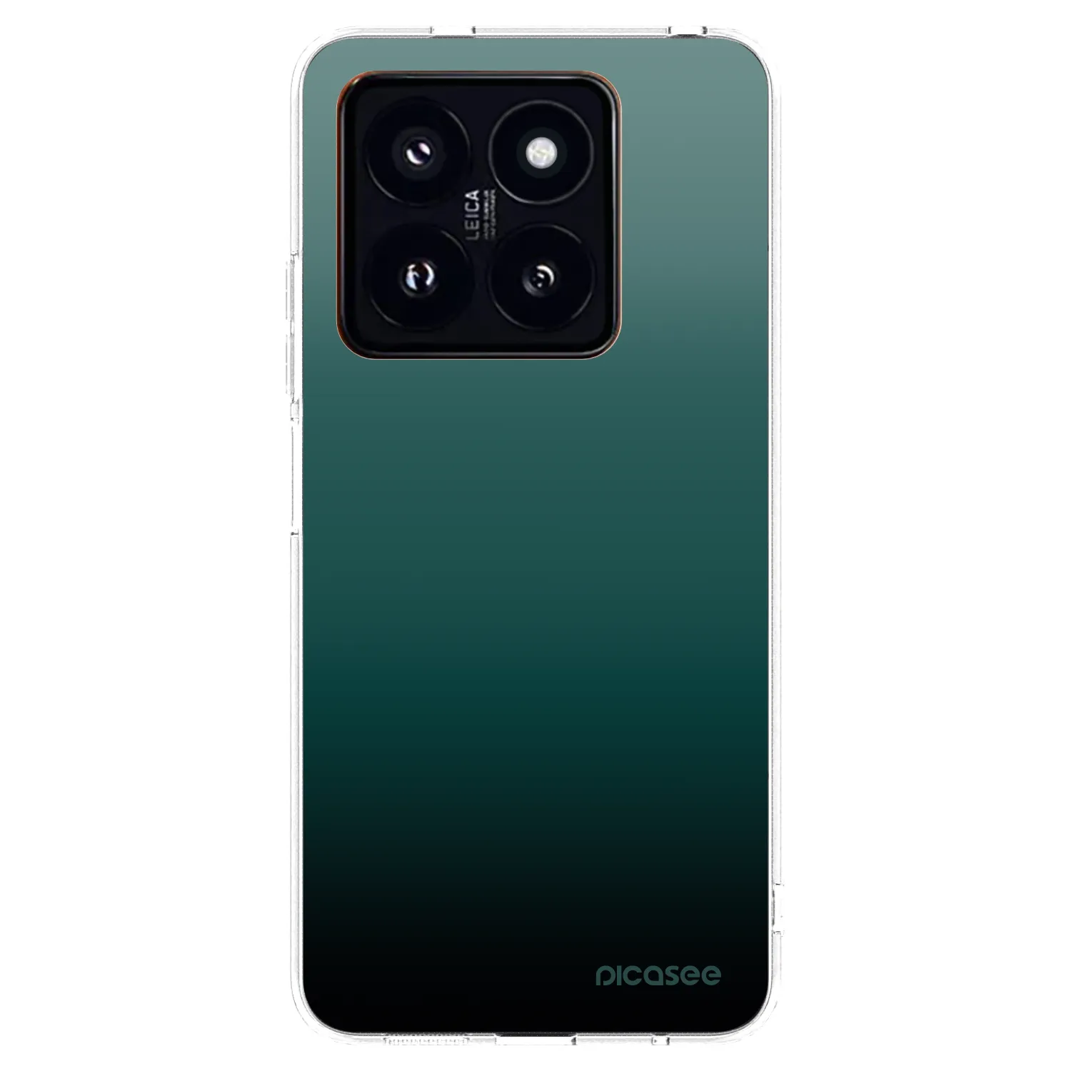 Picasee silikonska prozirna maskica za Xiaomi 14 Pro - Verdant Fade