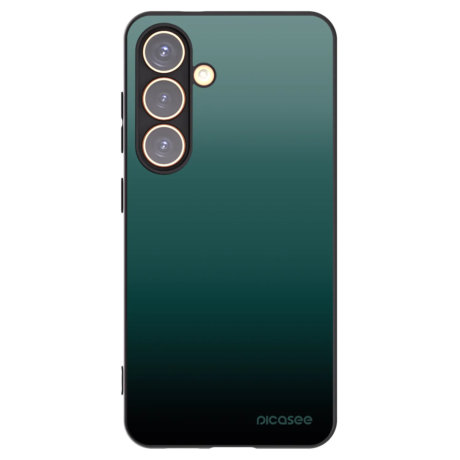 Picasee crna silikonska maskica za Samsung Galaxy S24 S921B 5G - Verdant Fade