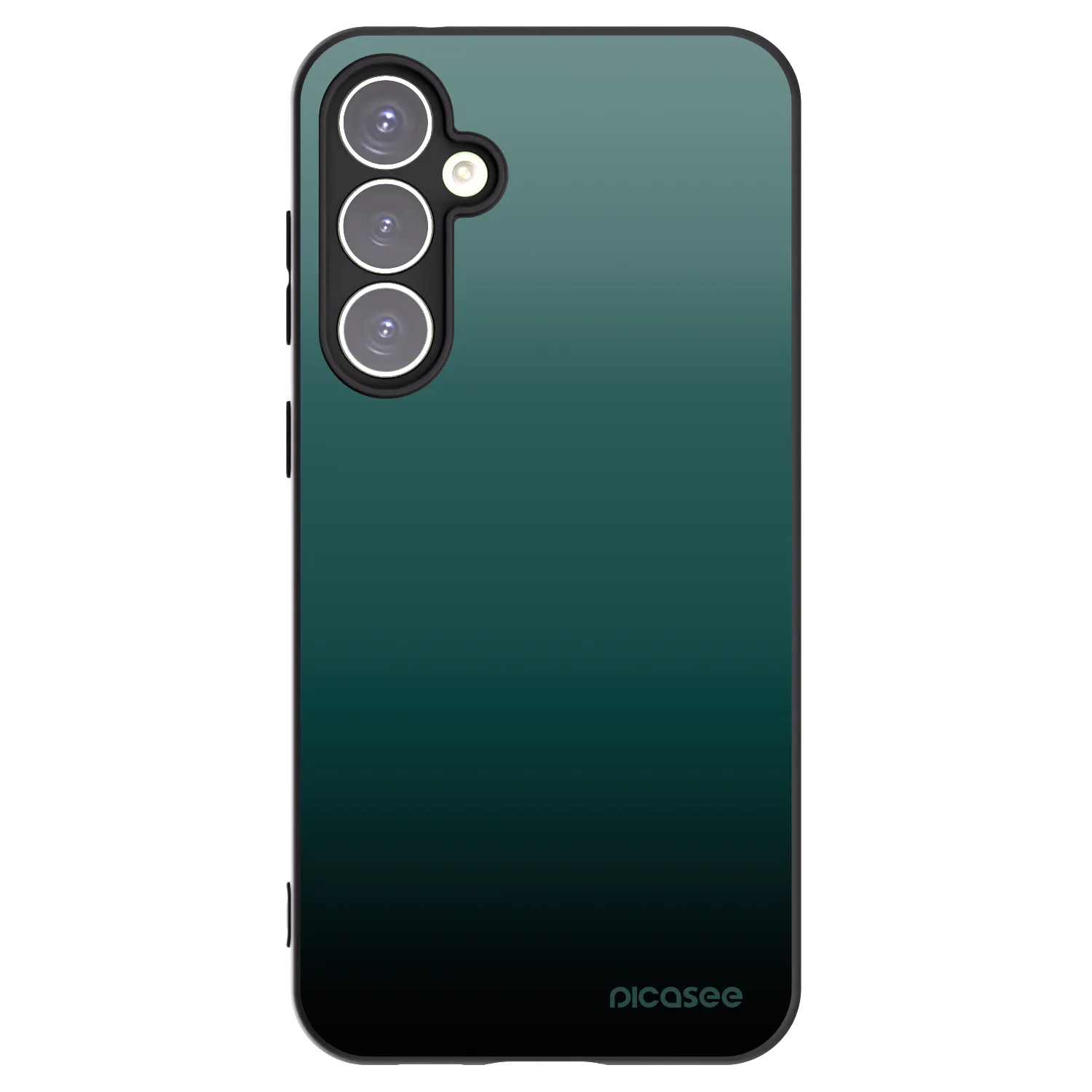 Picasee crna silikonska maskica za Samsung Galaxy S23 FE S711B - Verdant Fade