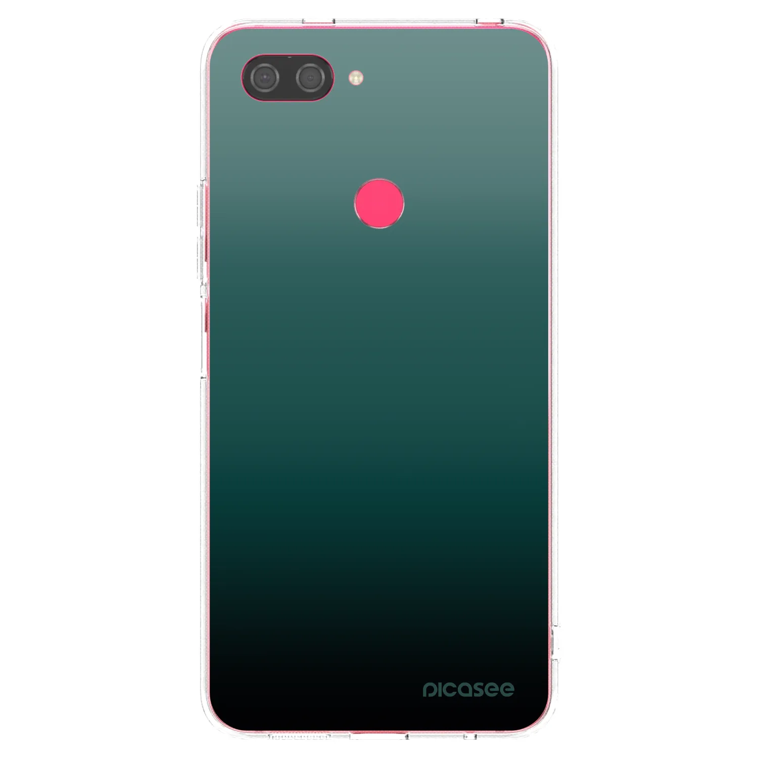 Picasee silikonska prozirna maskica za Xiaomi Mi 8 Lite - Verdant Fade