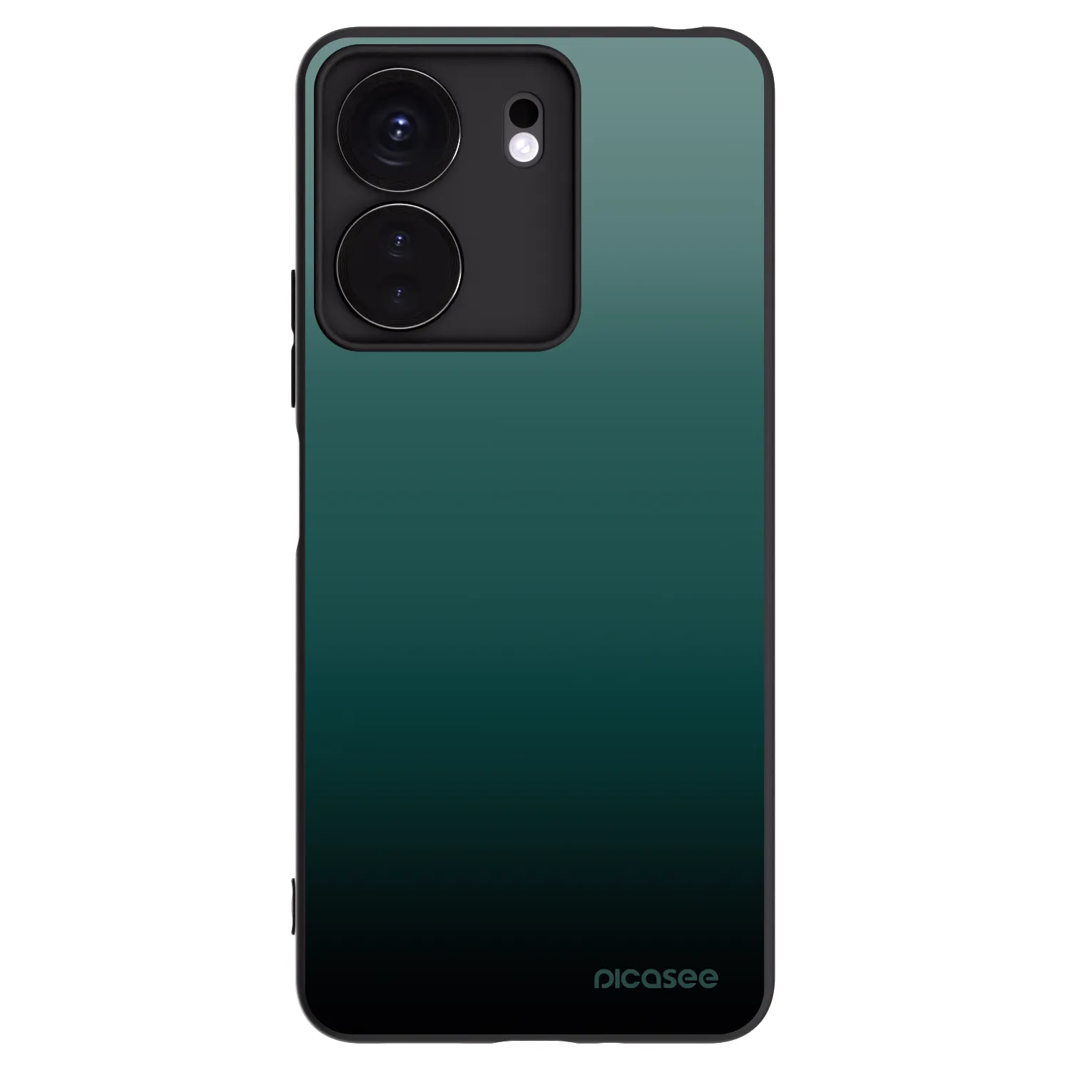 Picasee crna silikonska maskica za Xiaomi Redmi 13C 4G - Verdant Fade
