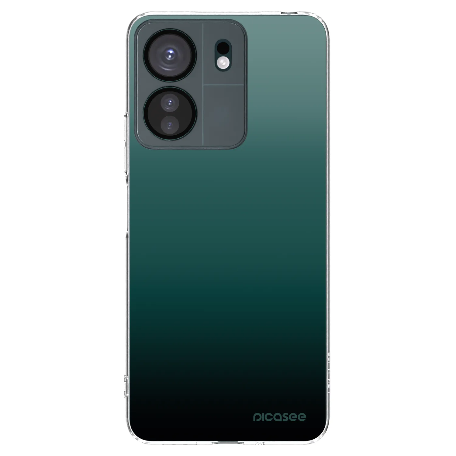 Picasee silikonska prozirna maskica za Xiaomi Redmi 13C 4G - Verdant Fade