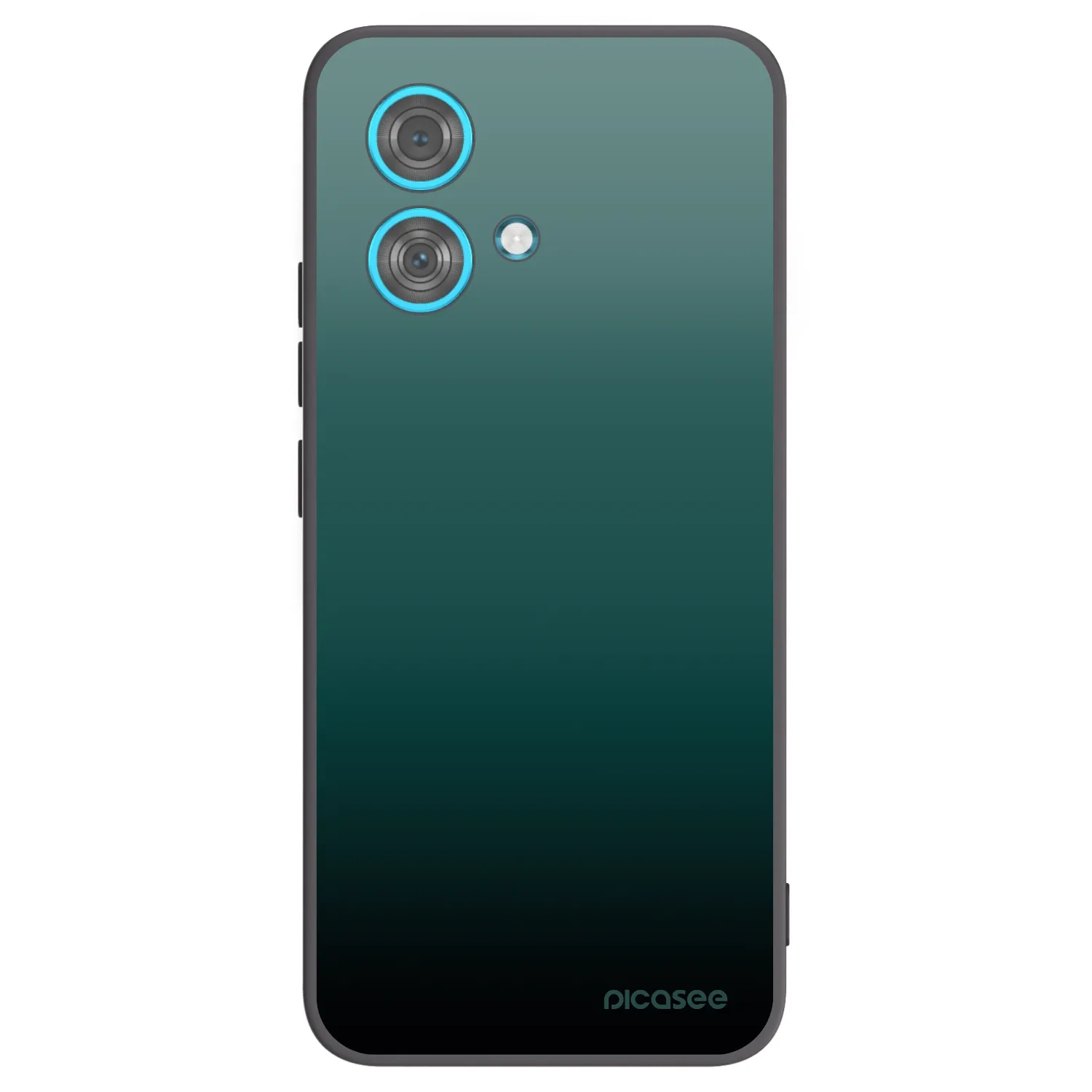 Picasee crna silikonska maskica za Motorola Edge 40 Neo - Verdant Fade