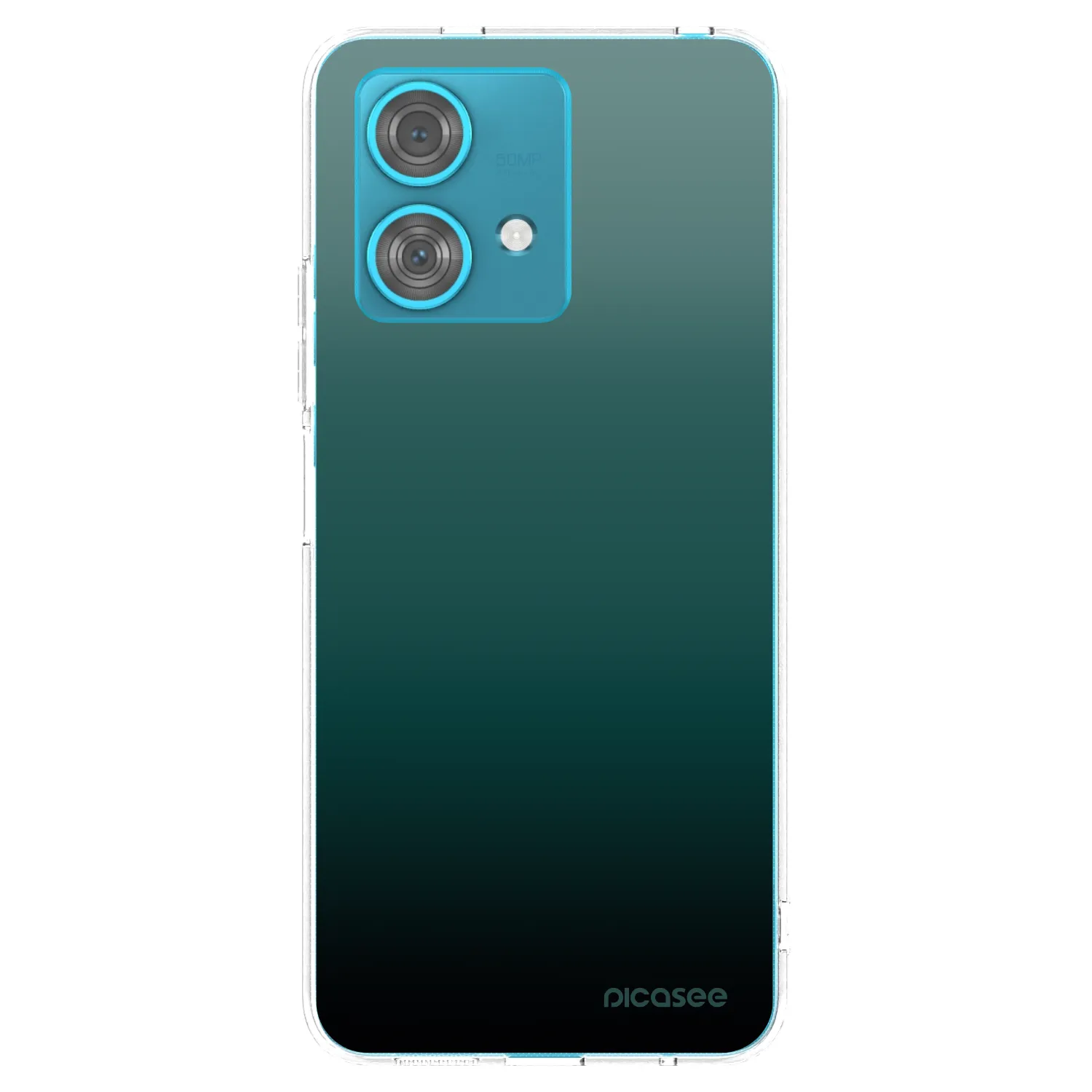 Picasee silikonska prozirna maskica za Motorola Edge 40 Neo - Verdant Fade