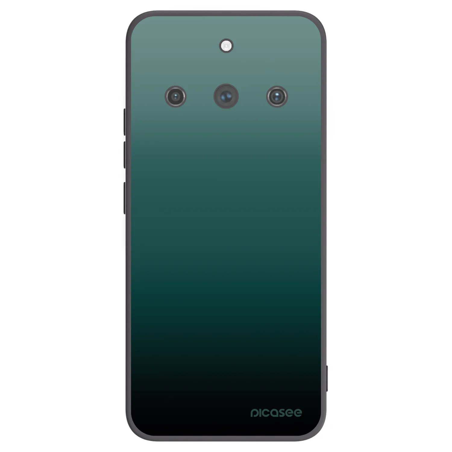 Picasee crna silikonska maskica za Realme 11 Pro+ - Verdant Fade