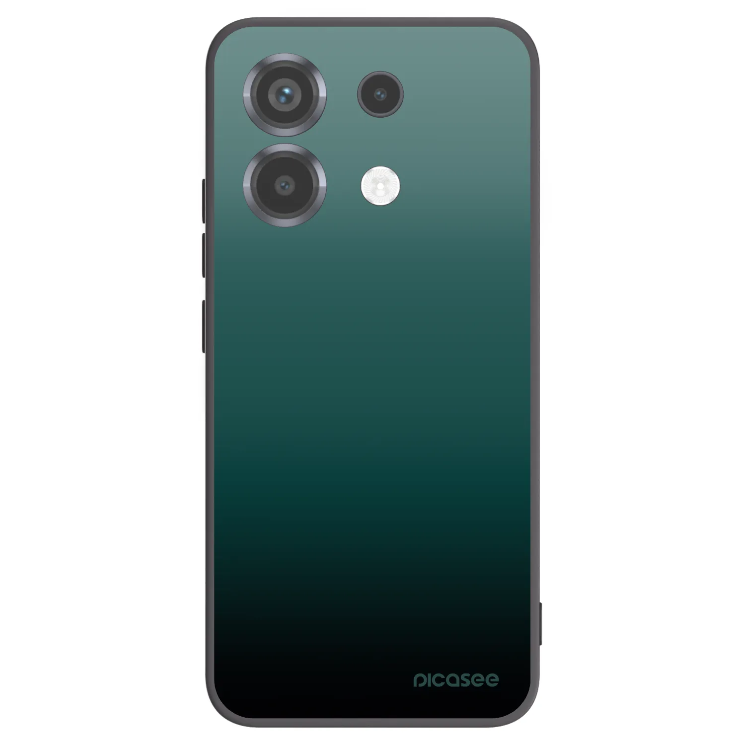 Picasee crna silikonska maskica za Xiaomi Poco X6 - Verdant Fade