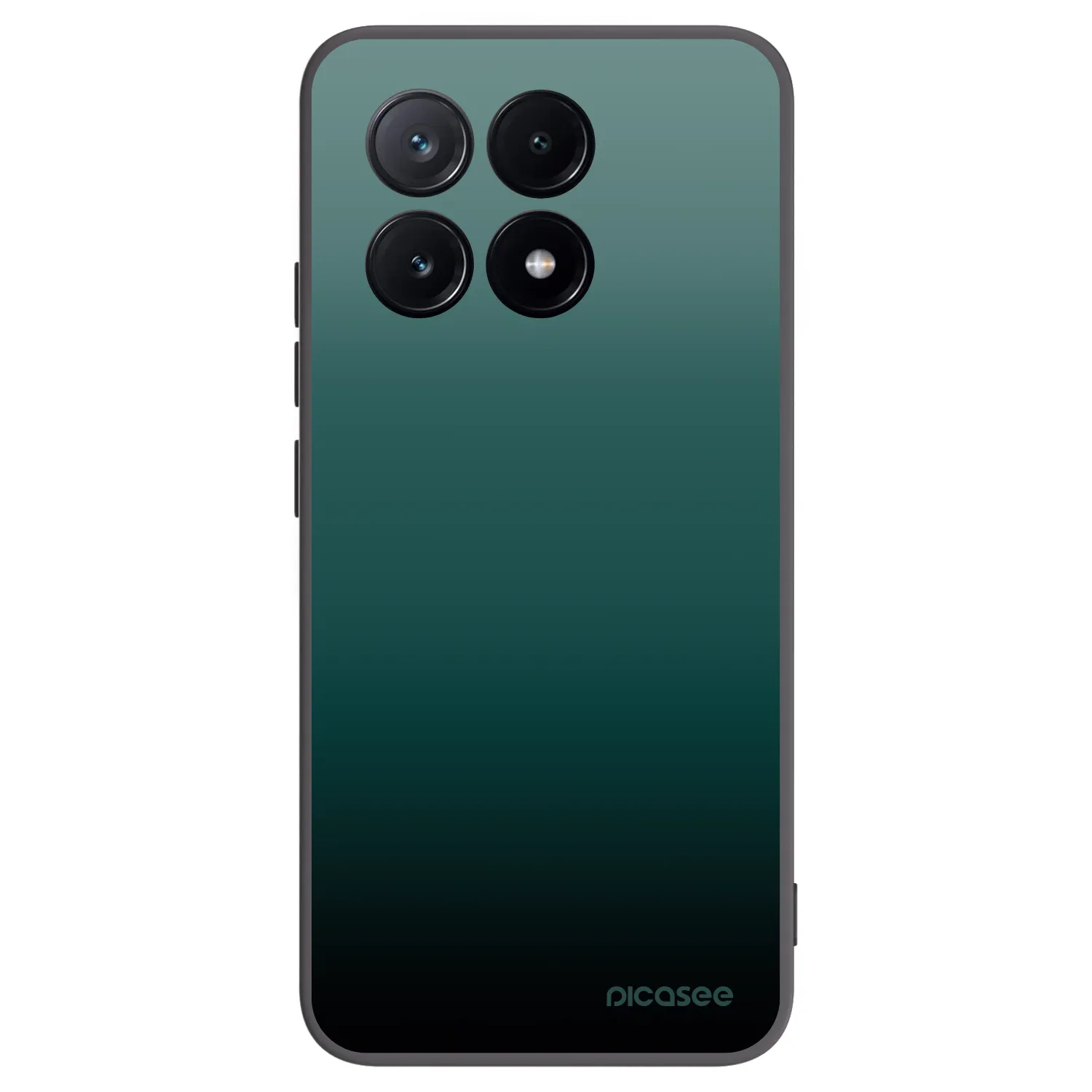 Picasee crna silikonska maskica za Xiaomi Poco X6 Pro - Verdant Fade