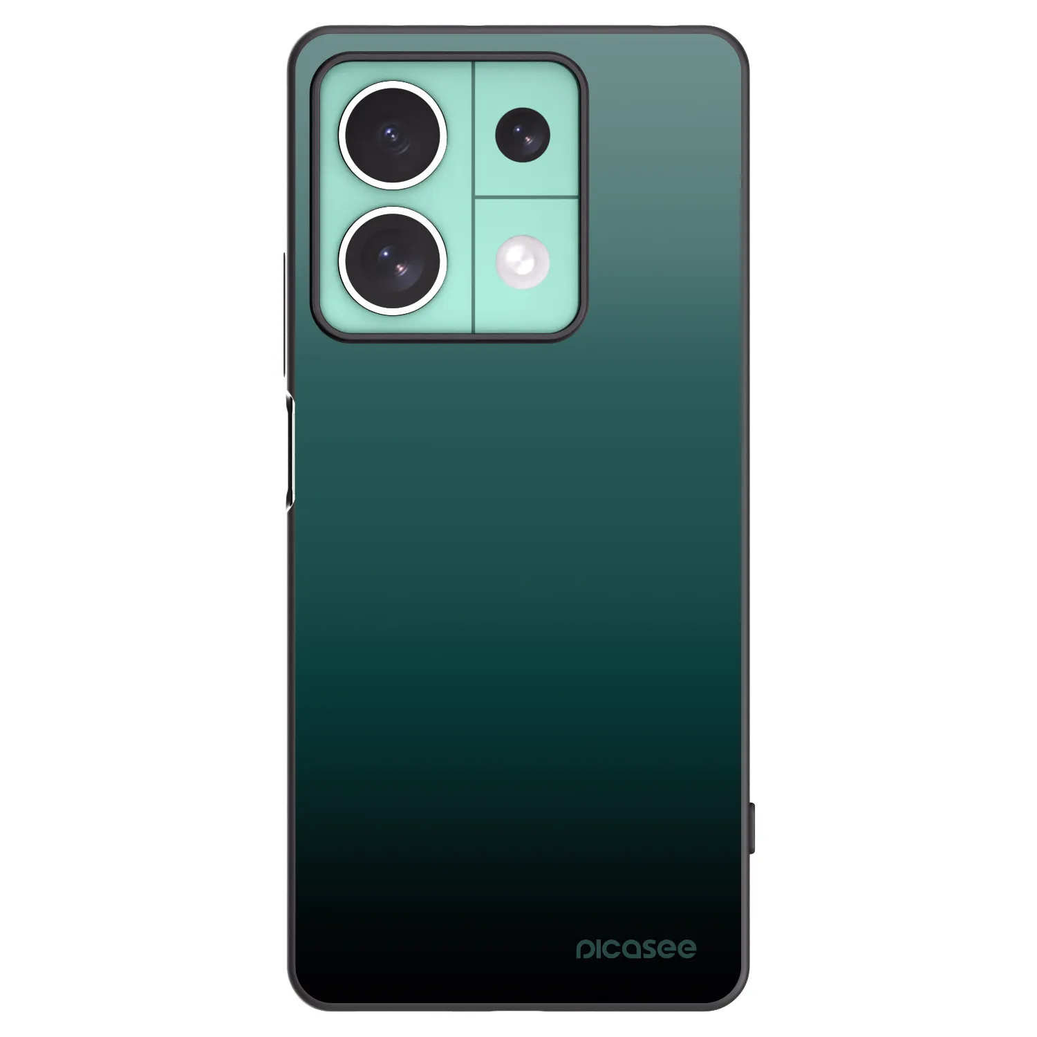 Picasee crna silikonska maskica za Xiaomi Redmi Note 13 5G - Verdant Fade