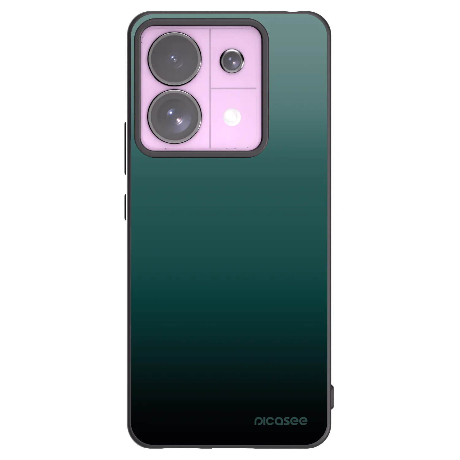 Picasee crna silikonska maskica za Xiaomi Redmi Note 13 Pro 5G - Verdant Fade