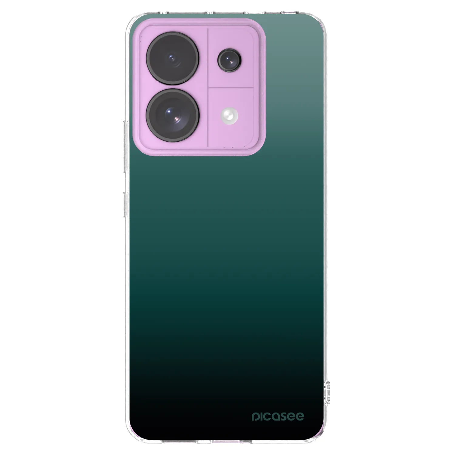 Picasee silikonska prozirna maskica za Xiaomi Redmi Note 13 Pro 5G - Verdant Fade