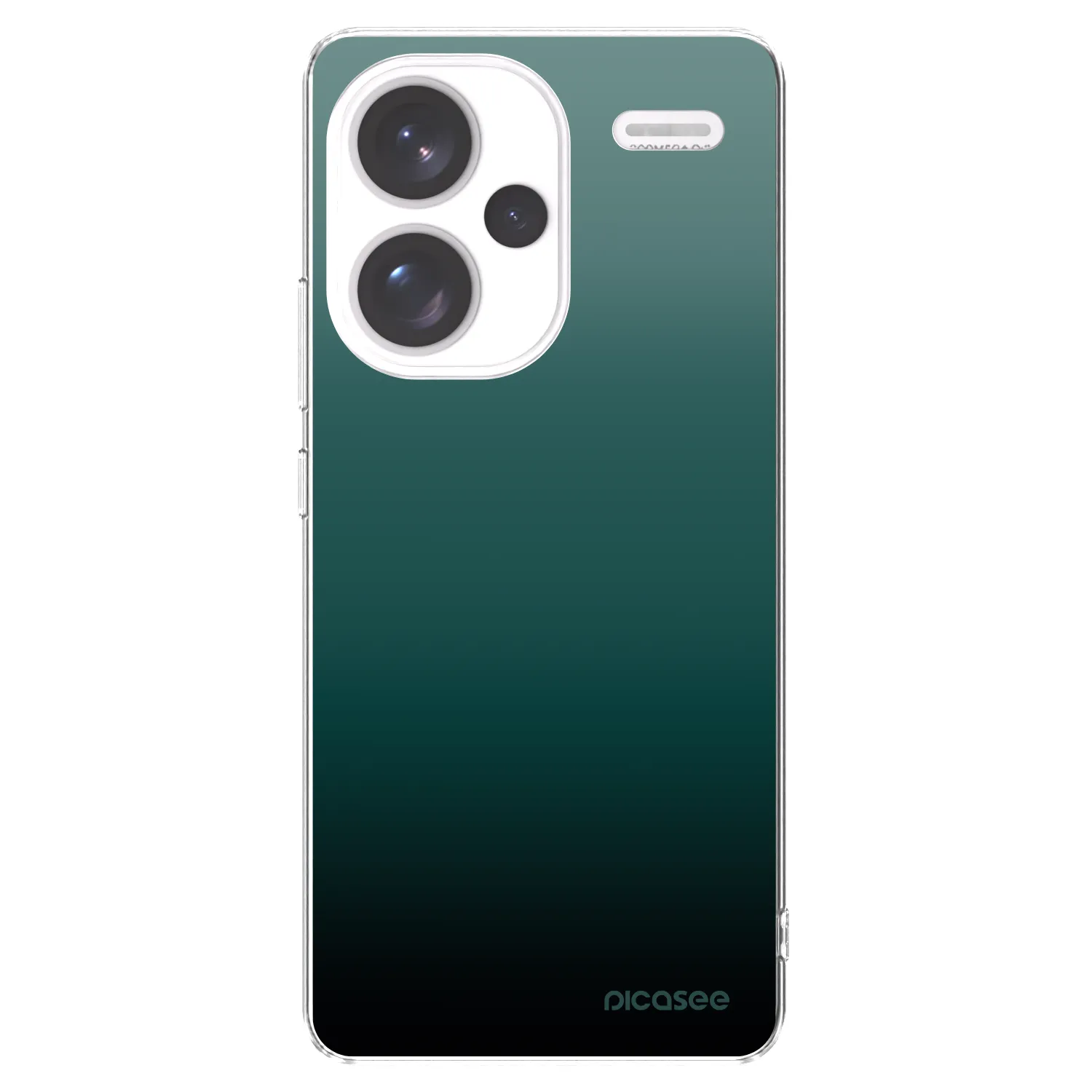 Picasee silikonska prozirna maskica za Xiaomi Redmi Note 13 Pro+ 5G - Verdant Fade