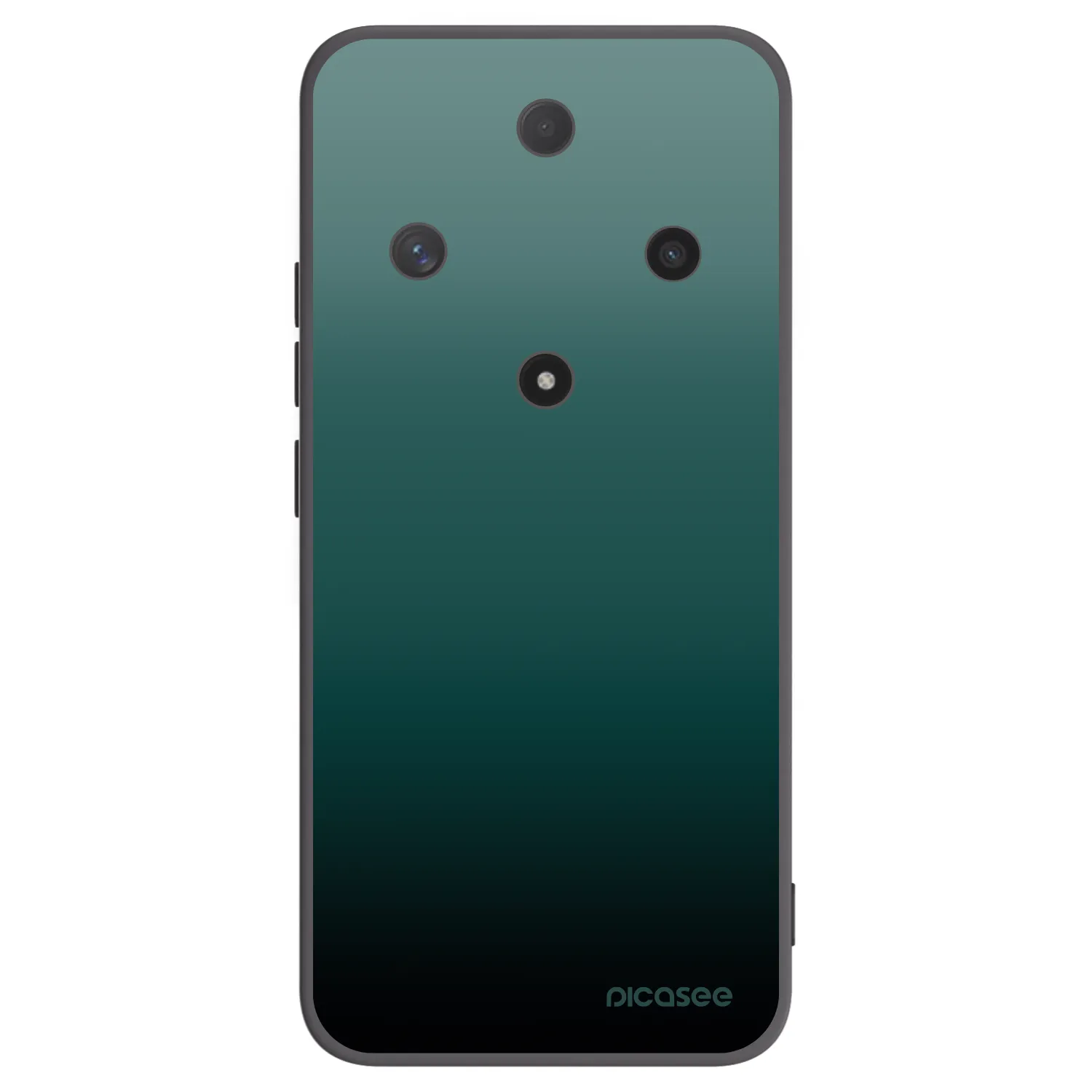 Picasee crna silikonska maskica za Honor Magic6 Lite 5G - Verdant Fade