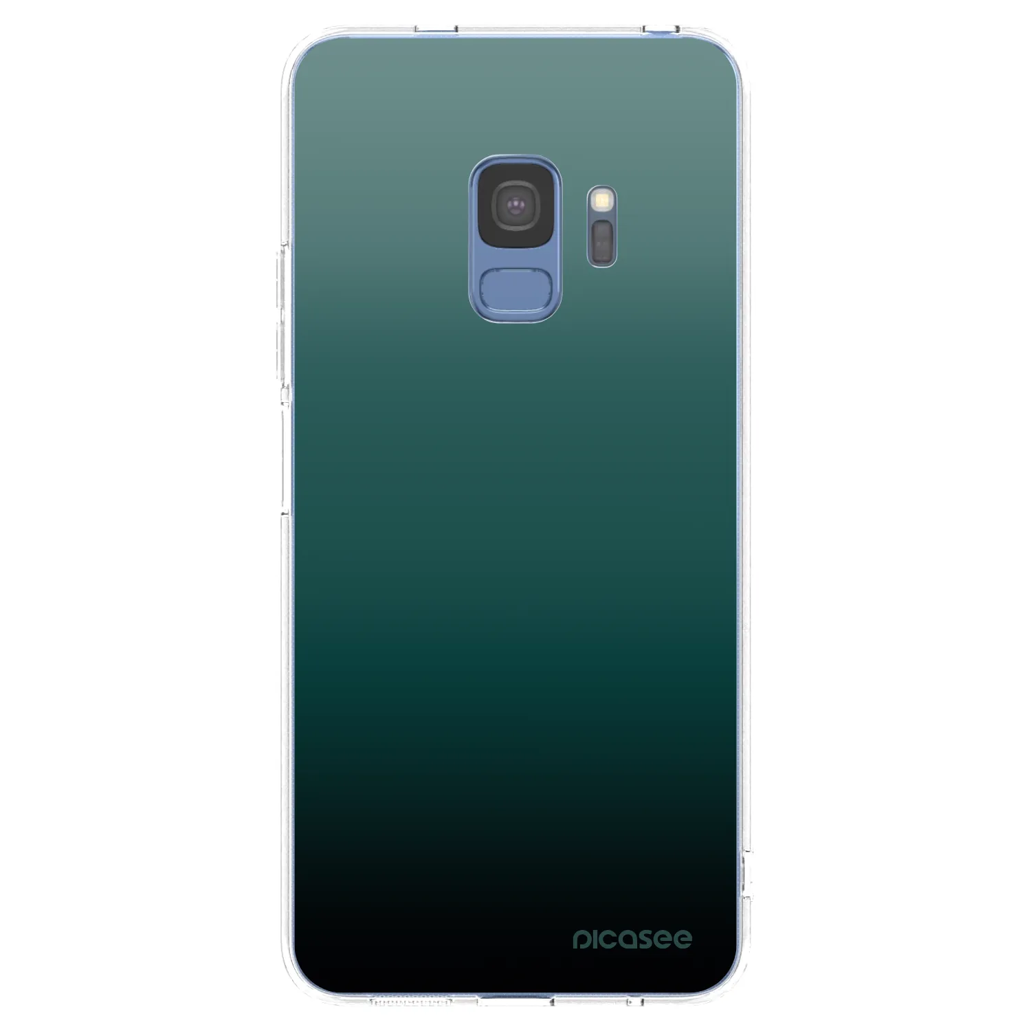 Picasee silikonska prozirna maskica za Samsung Galaxy S9 G960F - Verdant Fade