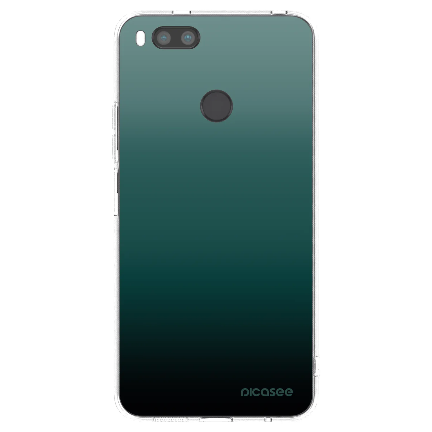 Picasee silikonska prozirna maskica za Xiaomi Mi A1 Global - Verdant Fade